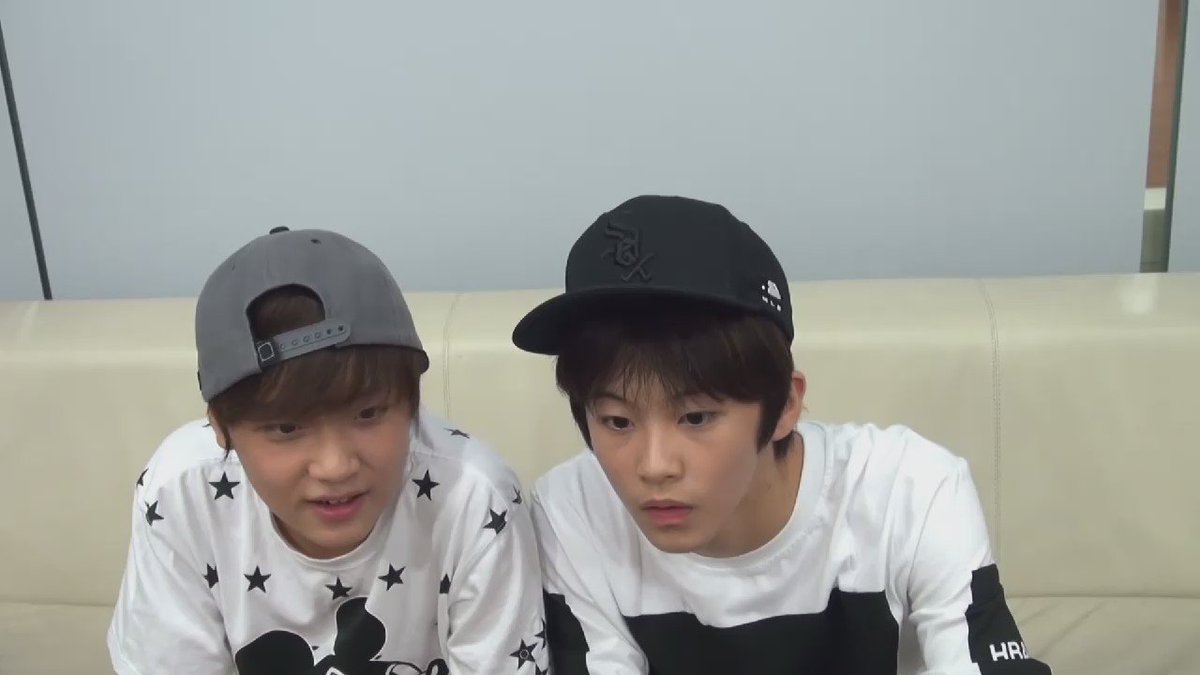 baby mark and haechan watching red velvet's happiness mv mark pointing out that he and wendy are both from canada haechan ruthlessly hitting him with "congrats"