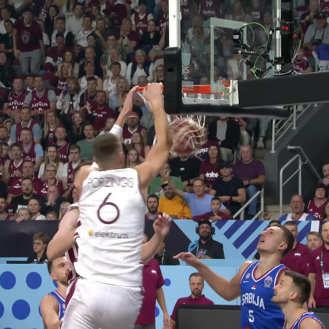 Look at how Kristaps Porzingis is moving, man 🥹