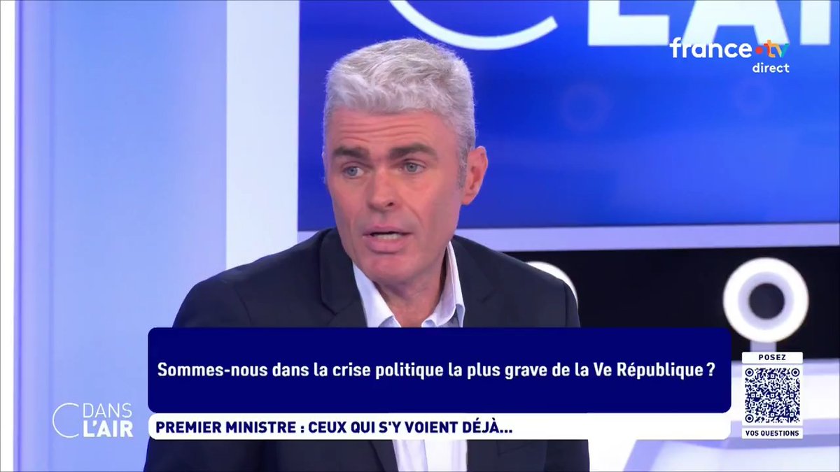 "Nous sommes dans une réplique sismique du tremblement de terre de la #dissolution. Et globalement, depuis sa réélection, on voit que #Macron est incapable de faire adopter un #budget. On ne voit pas comment le pays pourrait s'en sortir avant une #présidentielle."Olivier Beaumont