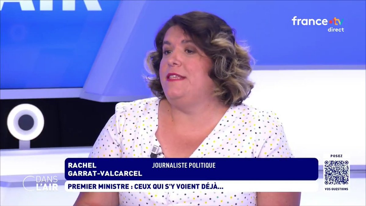 "Le plus probable, c'est que le prochain #PremierMinistre vienne du bloc central. Mais ce sera la troisième itération d'un même #gouvernement au fond, et il est probable que les #socialistes se retrouvent comme l'an dernier: à ne pas recensurer un nouveau gouvernement."Rachel Garrat-Valcarcel