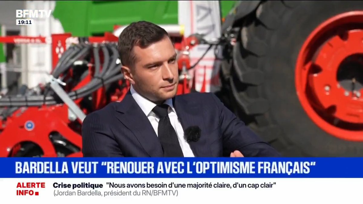 Il faut remettre le pays sur la voie de la production et de la croissance. Il faut qu'un vent de liberté souffle sur le monde économique. Je souhaite renouer avec l'optimisme français et permettre aux chefs d'entreprise de respirer, de travailler, de recréer de la richesse !