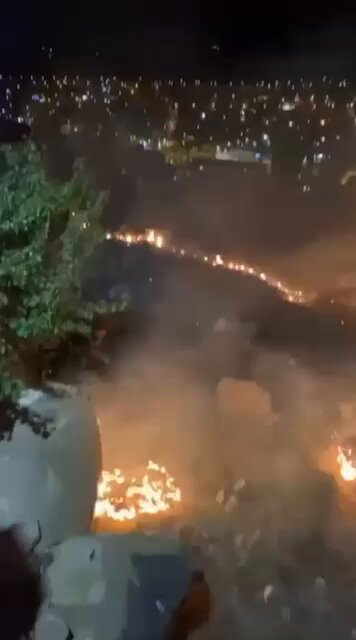 Nevşehir Belediyesi’nin “Su Işık Sahnesi” açılışı felakete yol açtı: Kahveci Dağı alevlere teslim oldu…