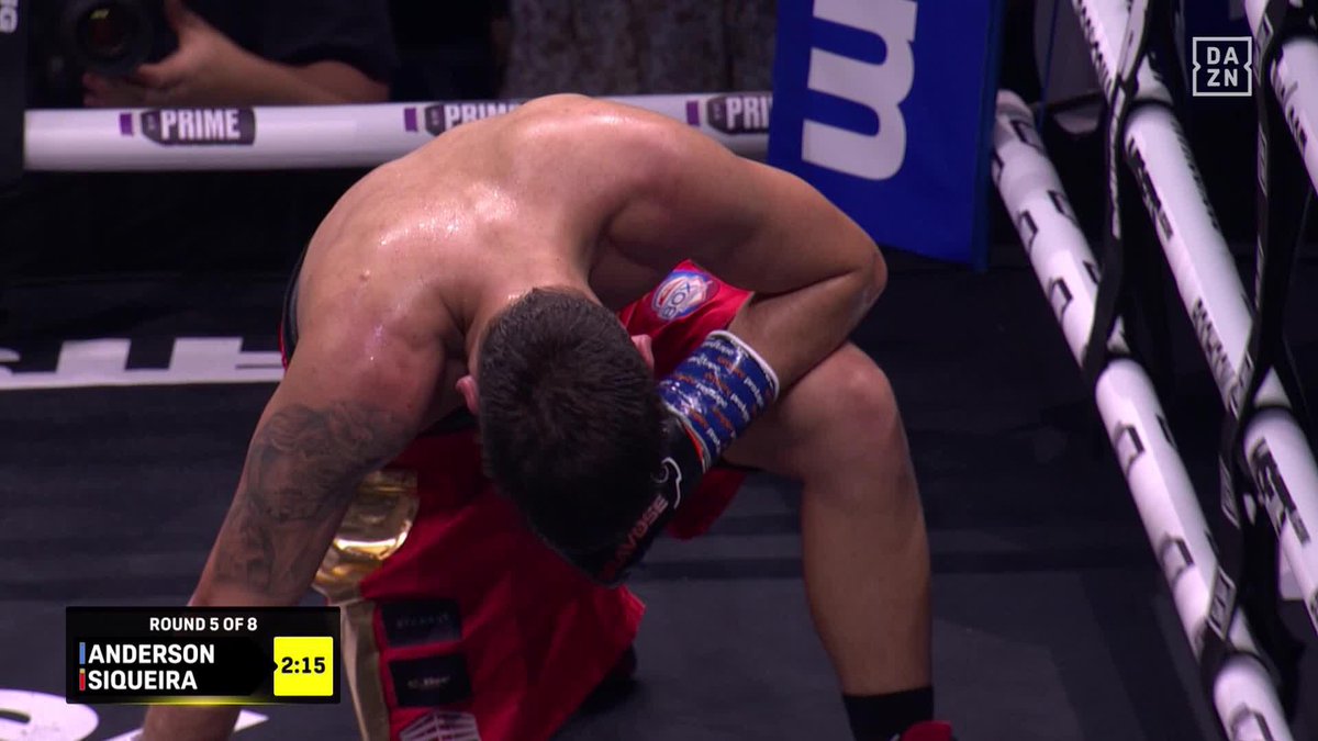 WHAT A PREFORMANCE!!! ✨ Amir Anderson STOPS Vitor Siqueira in round 5! 🎟️Buy #XSeries22 NOW at | Live Now | Misfits Boxing | Link in Bio For More