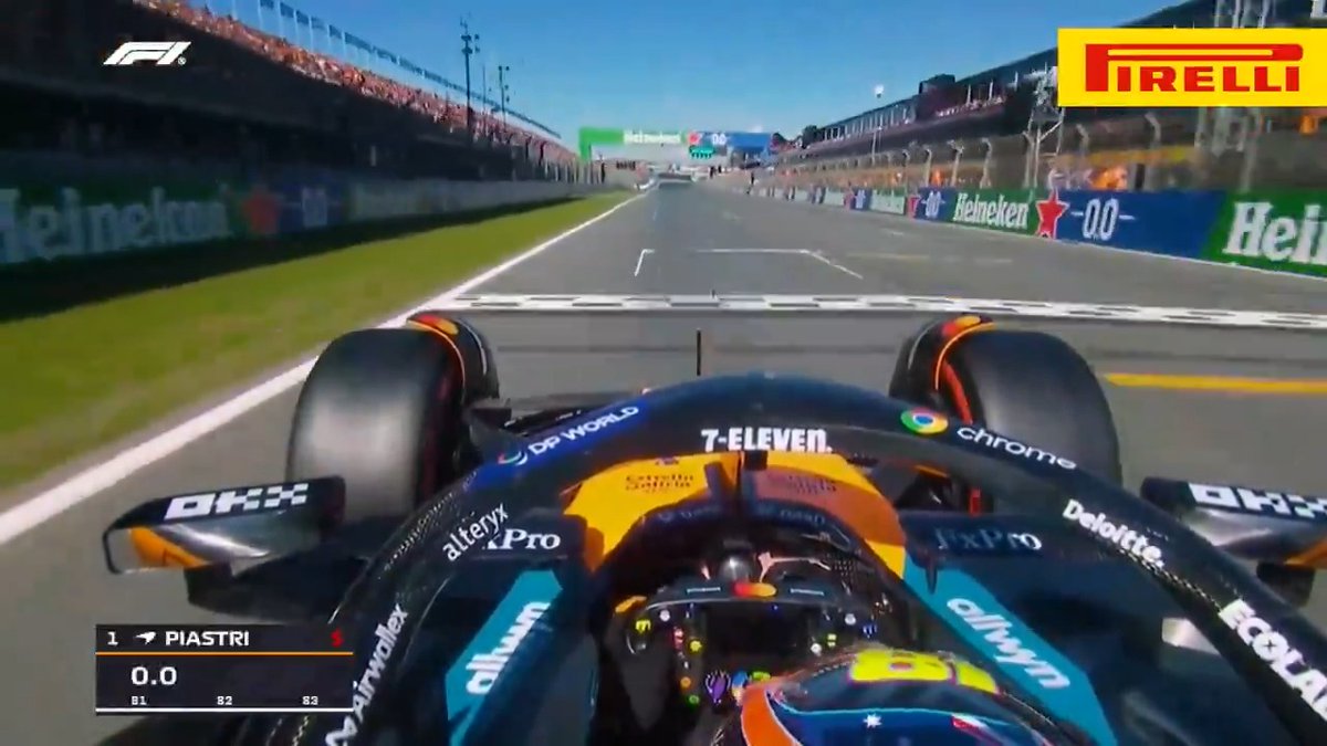 Ride onboard with Oscar Piastri as the Aussie flies through the Zandvoort dunes on his way to pole 🤩 #F1 #DutchGP Pirelli Motorsport