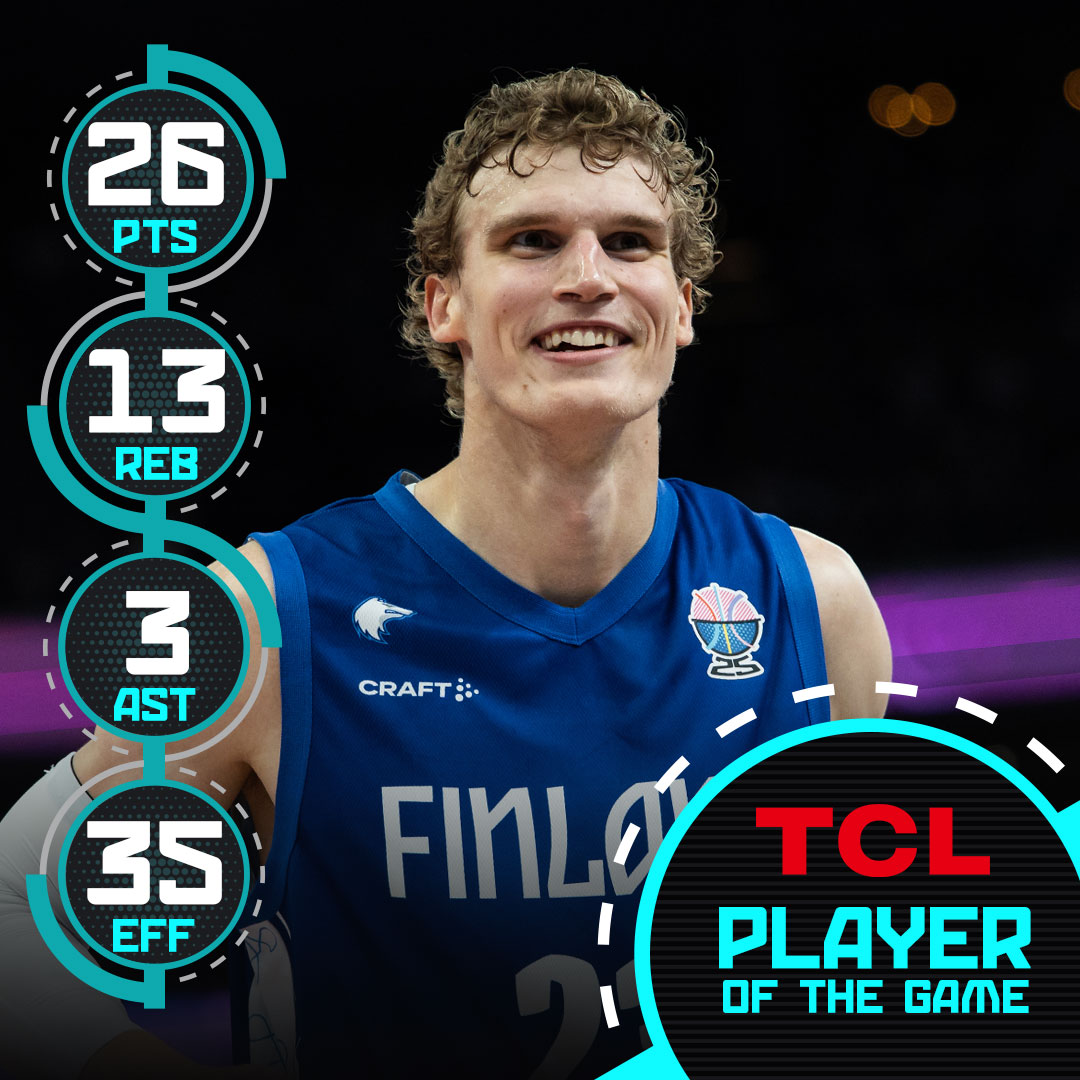 📊 26 PTS I 13 REB I 35 EFF Make your Mark(kanen) Lauri putting on another clinic in Finland's W! #EuroBasket