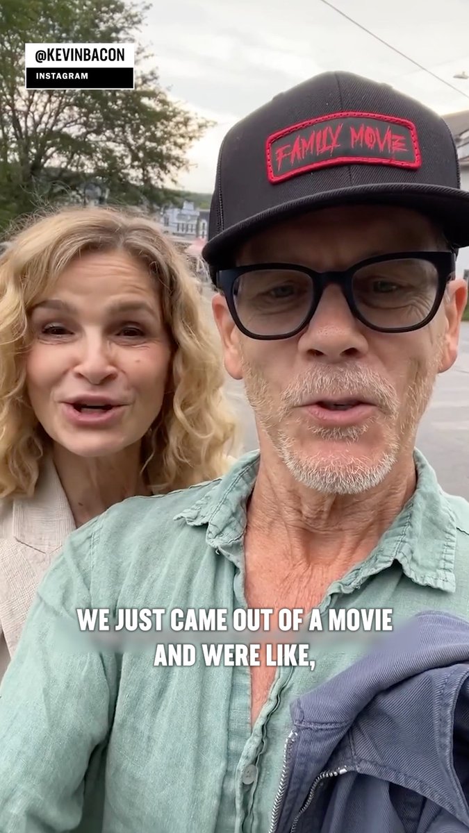 "You need the movies and the movies need you." #TheToxicAvenger star Kevin Bacon talks recording movie reviews with his wife Kyra Sedgwick.
