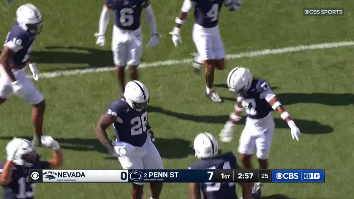 PICKED OFF BY ZANE DURANT!!! Penn State Football is in business again!