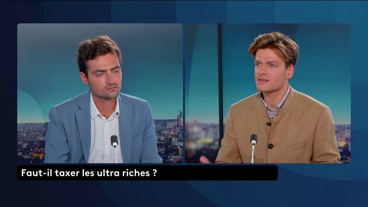 🗣️ “On ne parle pas des riches quand on dit “taxer les riches“, on parle des ultra ultra riches… C’est le BA-BA du Parti socialiste de soutenir une taxation supplémentaire sur eux“, considère Nathan Devers. “Je vais mettre un peu de nuance…“, réplique Paul Melun. #LePourEtLeContre
