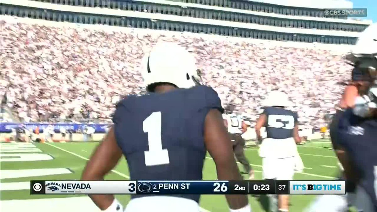 TOUCHDOWN KYRON HUDSON. Penn State goes up 27-3.