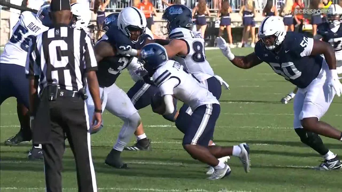 Dani Dennis-Sutton with ANOTHER punch out! Penn State ball!