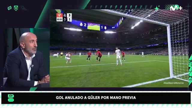 "La regla de las manos va en contra del fútbol" 👤 Abelardo, sobre el gol anulado a Arda Güler. #DeportePlus #LaCasaDelFútbol