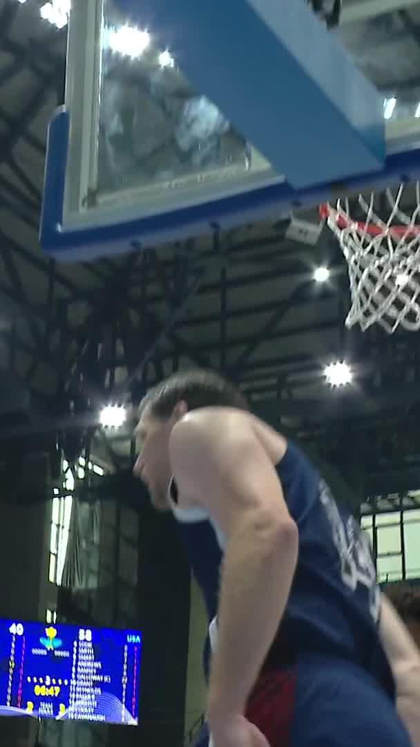 Cooley's third swat of the night 💪 #AmeriCup USA Basketball