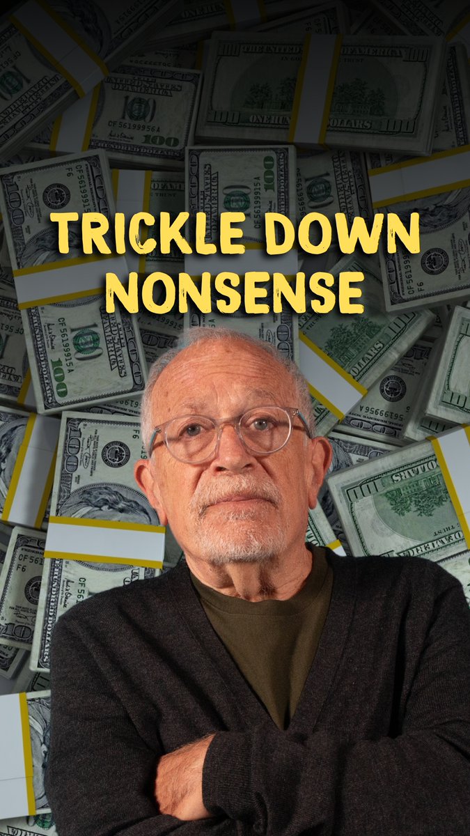 Reminder that trickle-down economics was never supposed to work. It was a hoax.