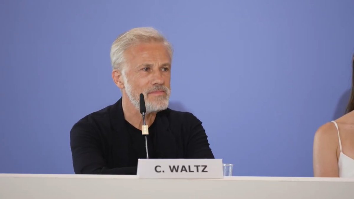 "CGI is for losers" - Christoph Waltz and Guillermo del Toro talk about using practical vs digital effects for #Frankenstein at the film's #VeniceFilmFestival press conference