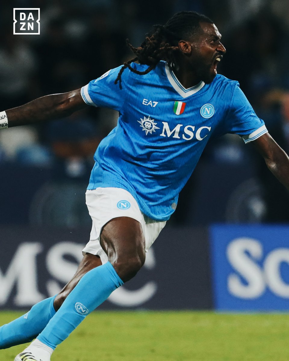 Anguissa eroe azzurro 🦸‍♂️🔵 All'ultimo respiro regala la vittoria al Napoli ⚽⌛ #Anguissa #NapoliCagliari #SerieAEnilive #DAZN