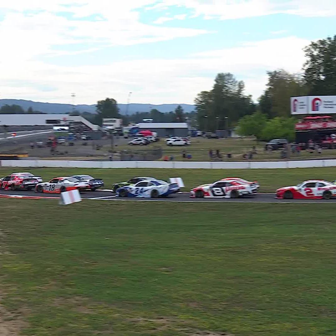 We will have twists! We will have turns! The green flag is waving, and we are underway at Portland Intl Raceway.