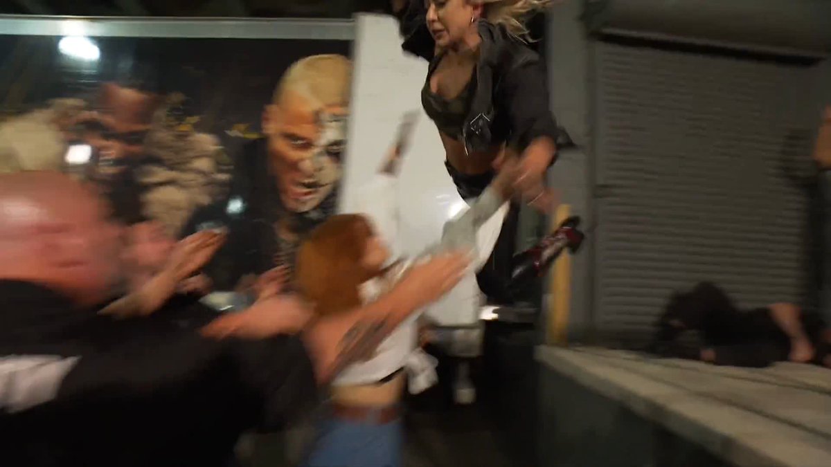 Chaos erupts as Thekla テクラ and JAMIE HAYTER brawl backstage! Watch #AEWCollision LIVE on TNT & HBO Max
