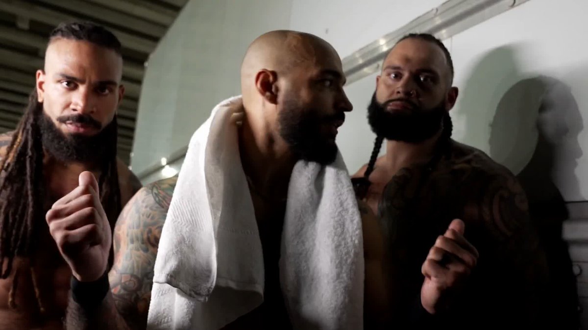 “I don’t forget, and I don’t forgive.” Lightskin Kingpin, with GOA Toa Liona and B I S H O P K A U N 🇨🇲, delivers a warning to The Hurt Syndicate! Watch #AEWCollision LIVE on TNT &amp; HBO Max