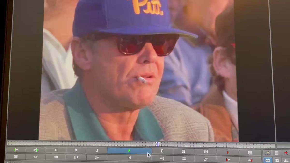 During this Netflix doc about the Cowboys, there’s an incredible cutaway shot of Jack Nicholson smoking a dart in the stands of the Rosebowl during Super Bowl 27