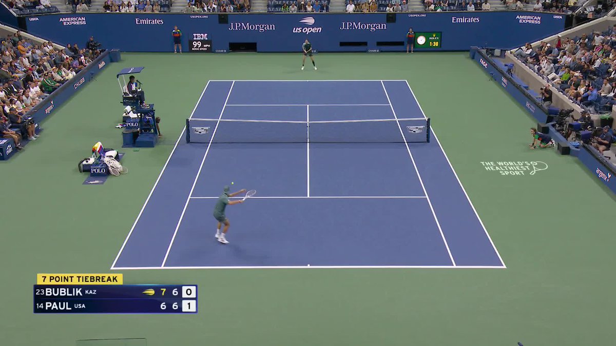 One of the best rallies of the tournament.