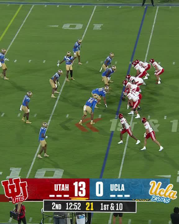 Welcome to the Big 12 QB Club, Devon Dampier 🫡 Utah Football QB1 connects with Lander Barton for his first TD as a Ute. #Big12FB | 📺 FOX College Football