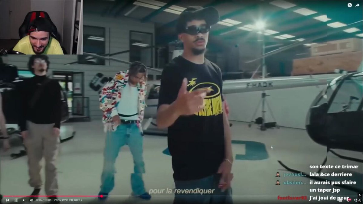 À 3h du mat avec Linker, Luvumaxx, Paltay et Hidxn, on a fait un live react au react de Stranogo sur le cypher… j’ai jamais autant ri de ma vie j’ai réveillé la daronne en larmessss