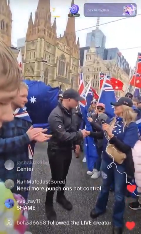 Australians in the thousands applauding the National Socialist Network here in the heart of Melbourne tells you everything you need to know about the NSN. It's time invaders left our lands. It's time to give us back our WHITE NATION!