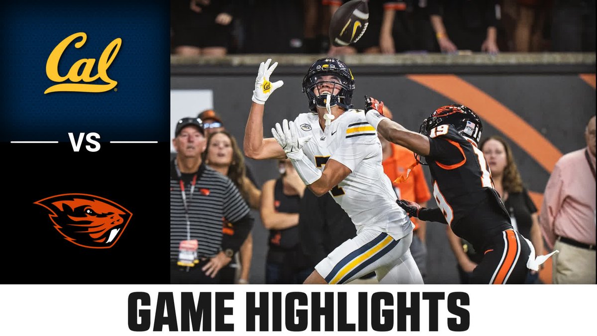 Cal opens 2025 with a 34-15 road win in Corvallis! 🐻 - True freshman QB Jaron-Keawe Sagapolutele: 20/30, 234 YDS, 3 passing TDs + 30 rush YDS - WR Trond Grizzell: 5 REC, 83 YDS, 1 TD - RB Brandon High Jr.: 10 carries, 41 YDS, 1 TD Golden Bears take down Oregon State 34-15! Cal Football | Cal Athletics | #GoBears