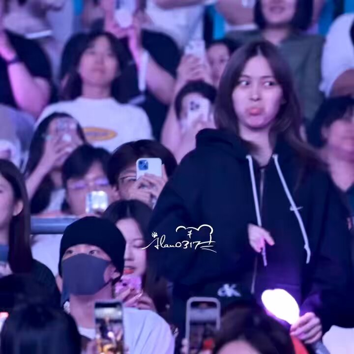 not letting anyone forget how cute she was