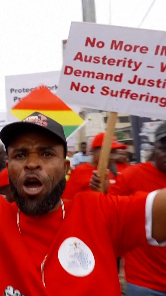 Protesters from across Africa gathered in Ghana's capital to call for national debts to be canceled. The push comes after the continent's external debt doubled in the last five years.