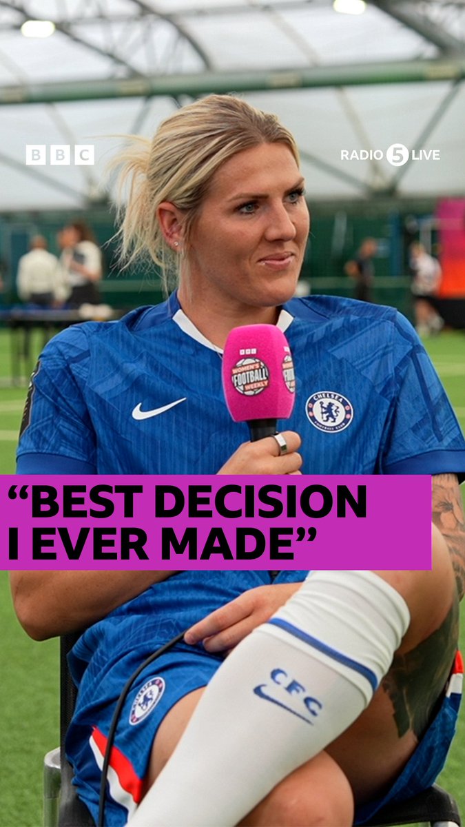 "For the first time I made a decision for me and not to please other people." Chelsea captain Millie Bright opens up to Ben Haines on finding herself again this summer and why withdrawing from England's Euro 2025 squad was "the best decision" for her 💙 #BBCFootball #CFCW