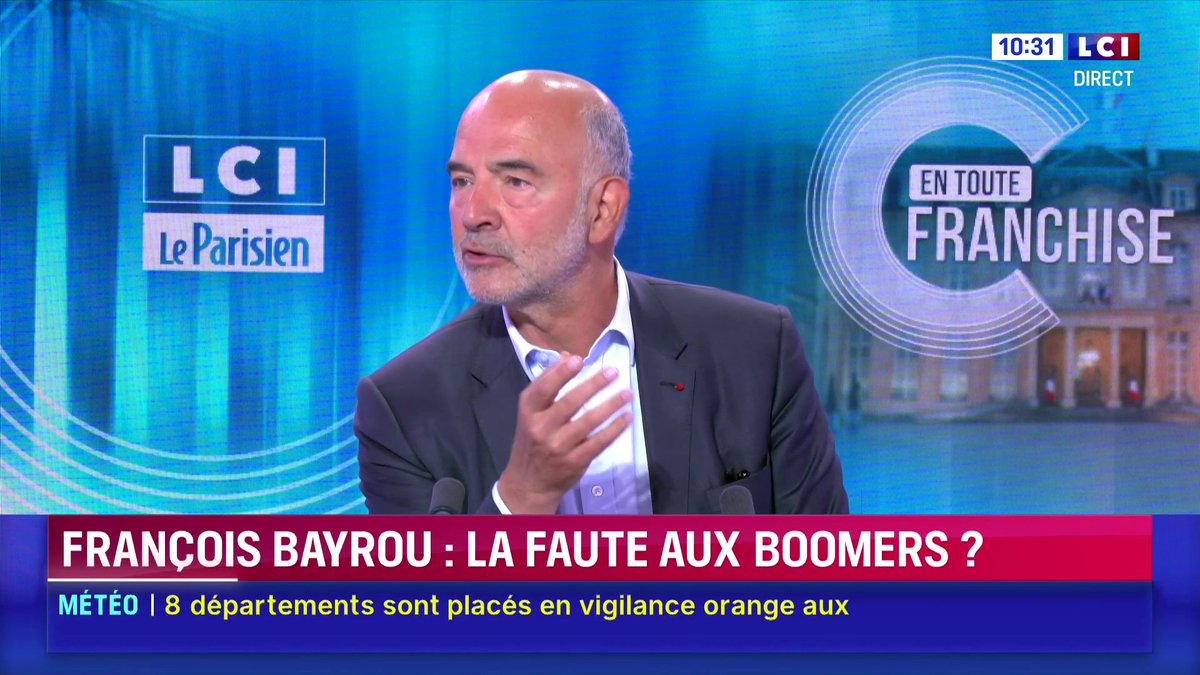 💬 « Il y a un problème de retraite dans ce pays, notre système de retraite est en déficit (...) il y a des problèmes d’équité.. », détaille Pierre Moscovici, président de la Cour des comptes ▶️ Elizabeth Martichoux