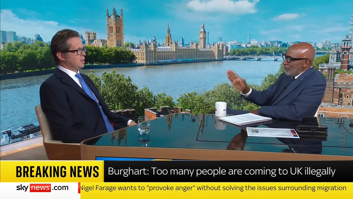 "We did not go far enough on overruling human rights legislation." Senior Conservative Alex Burghart says his party would withdraw the UK from the ECHR "if necessary". 📺 Sky 501, Virgin 602, Freeview 233 and YouTube