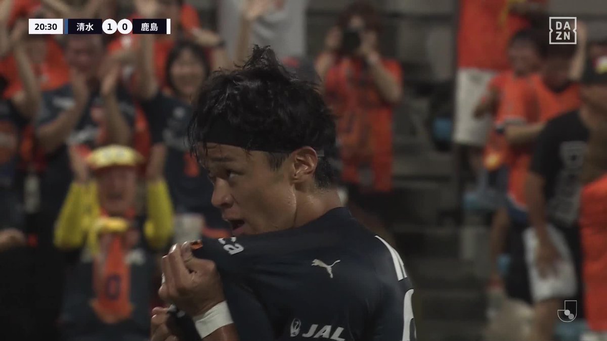 ラインブレイクで勝負あり 松崎快のダイアゴナルランから完璧クロス 仕留めたのは髙橋利樹！ 🏆明治安田J1リーグ第28節 🆚清水×鹿島 📺 #DAZN LIVE配信中 #Jみようぜ #Jリーグ #だったらDAZN