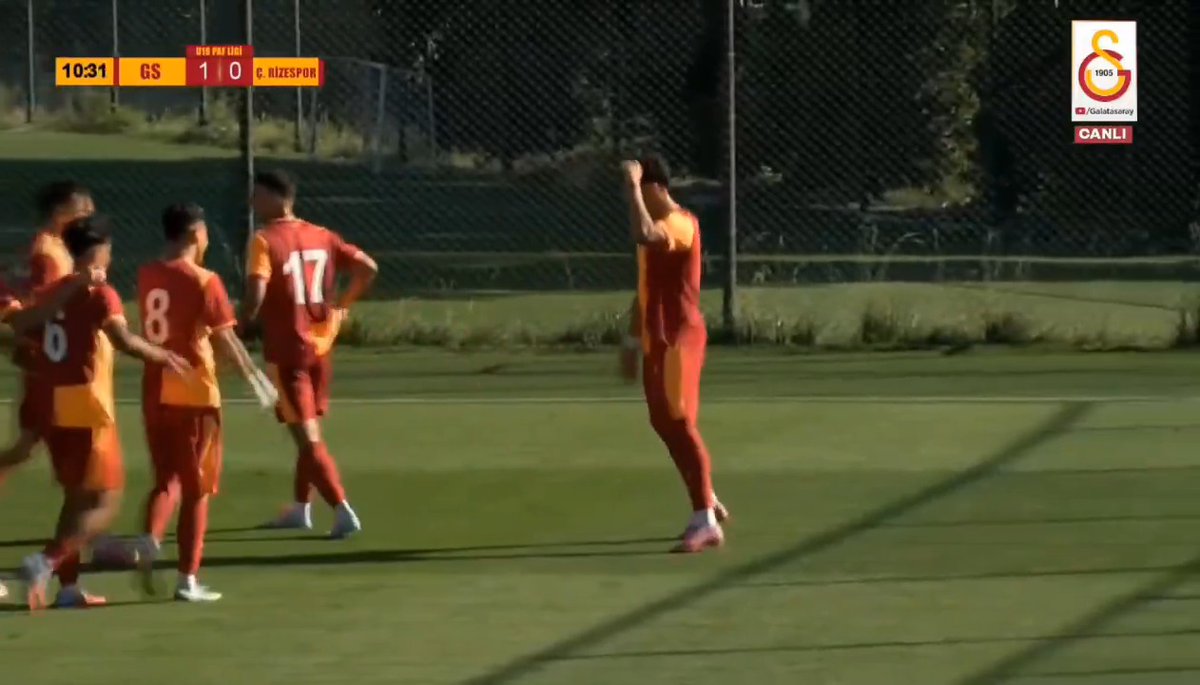🦁 Çağrı Hakan Balta, Galatasaray U19 takımında gol atmaya devam ediyor.