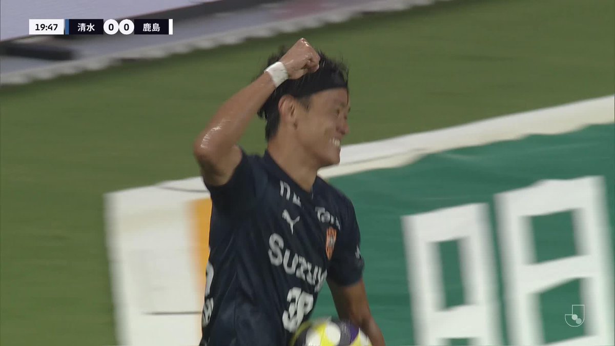 移籍後、初ゴール⚽️ 🎦 ゴール動画 🏆 明治安田Ｊ１リーグ 第28節 🆚 清水vs鹿島 🔢 1-0 ⌚️ 20分 ⚽️ 髙橋 利樹（清水) #Ｊリーグ