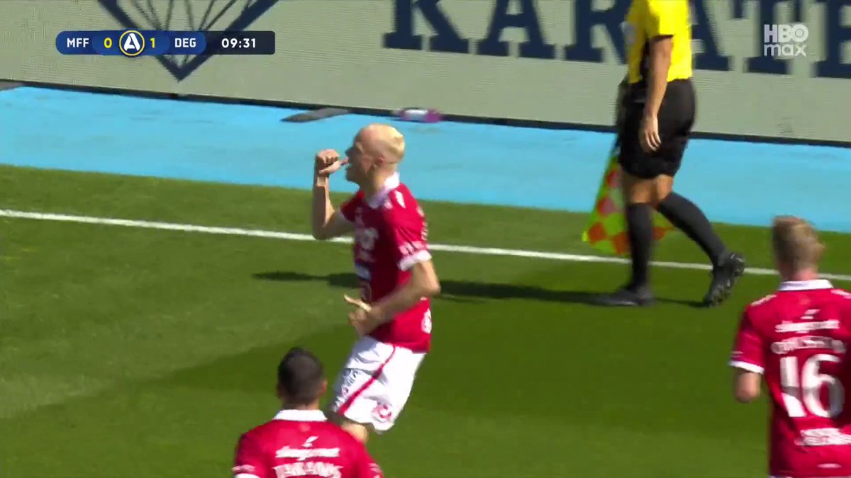 Degerfors och Marcus Rafferty har tagit ledningen borta mot Malmö FF! 🔴⚪️ 📲 Se matchen på HBO Max