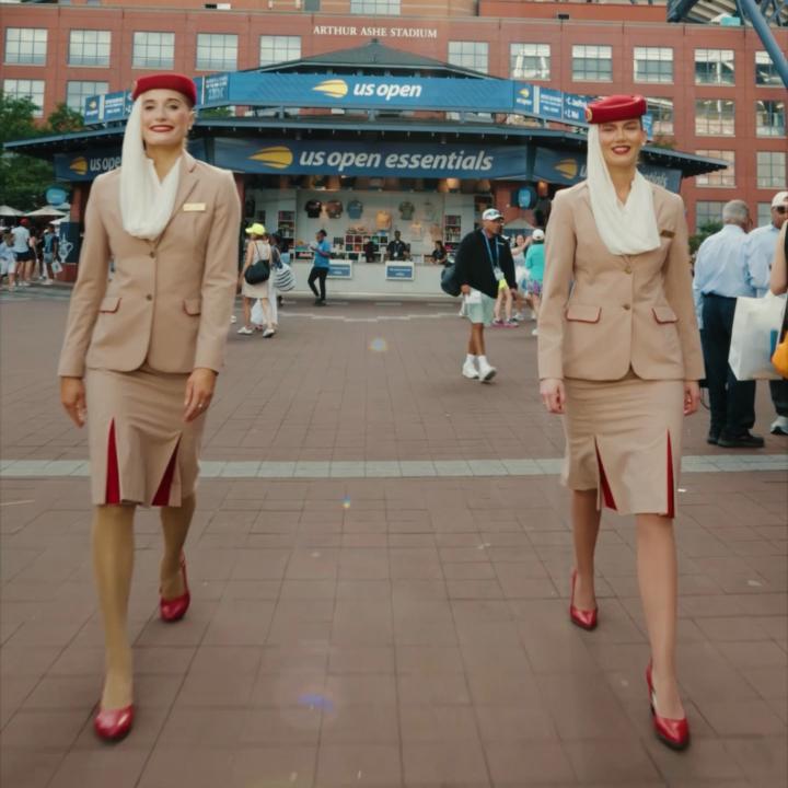 Living it up in spectacular New York, as the US Open Tennis gets into full swing. 🎾 ✈️