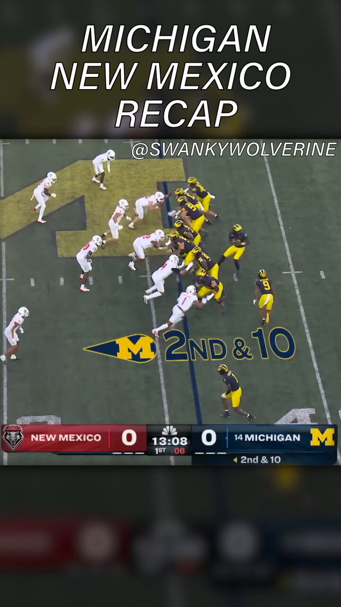 Michigan football vs. New Mexico recap 🤯