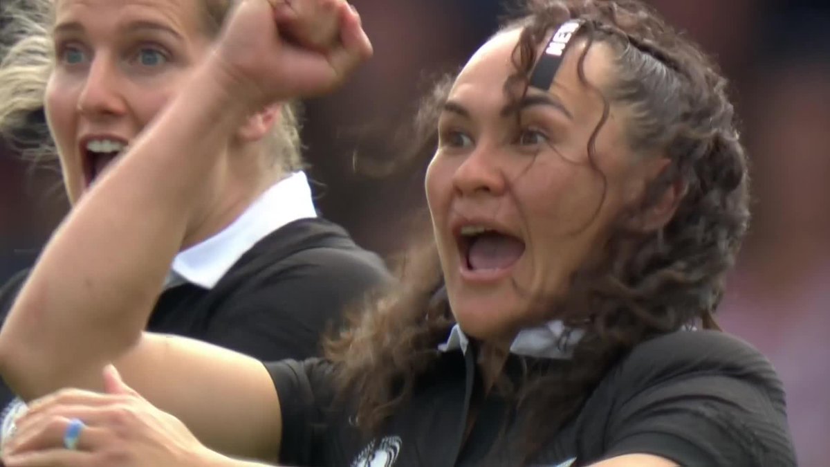 The haka never disappoints 🔥 Stream every Rugby World Cup game on Paramount+ 🏉