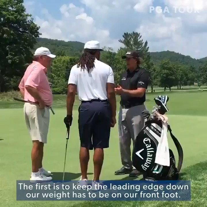🚨⛳️🏌️ #GOLF TIP — Phil Mickelson shares 3 simple tips that will help you improve your short game ✅