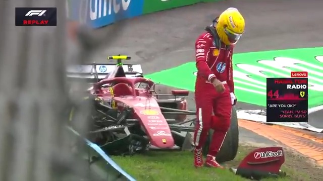 Onboard with Lewis as he finds the barriers 👀 #F1 #DutchGP