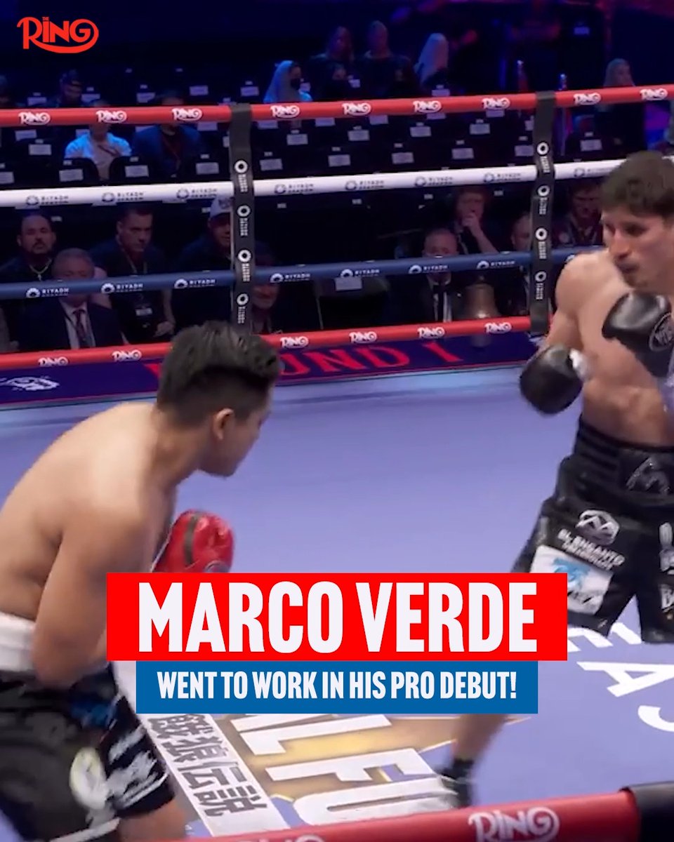 Olympic silver medalist Marco Verde made it look too easy in his debut 🇲🇽 Verde is back for his third pro fight on the Canelo Alvarez vs Terence Crawford card. #CaneloCrawford live on Netflix l موسم الرياض | Riyadh Season | Sept 13th 🥊