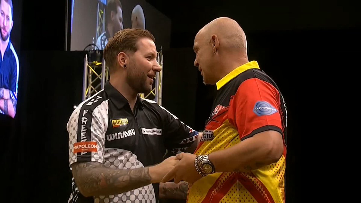 NOPPERT ENDS BELGIAN HOPES! Danny Noppert has too much for Mario Vandenbogaerde, finishing the game with a superb 104 checkout to confirm a 6-4 victory! 📺 #ET10