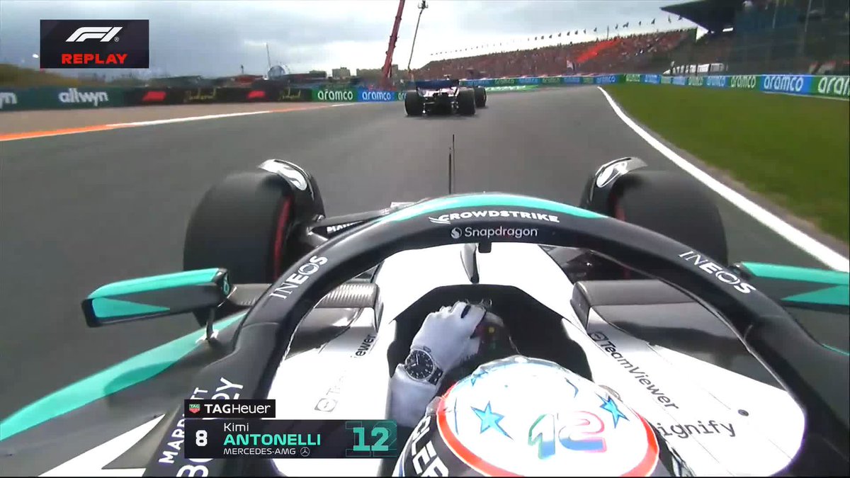 The view from Kimi's cockpit 👀 #F1 #DutchGP