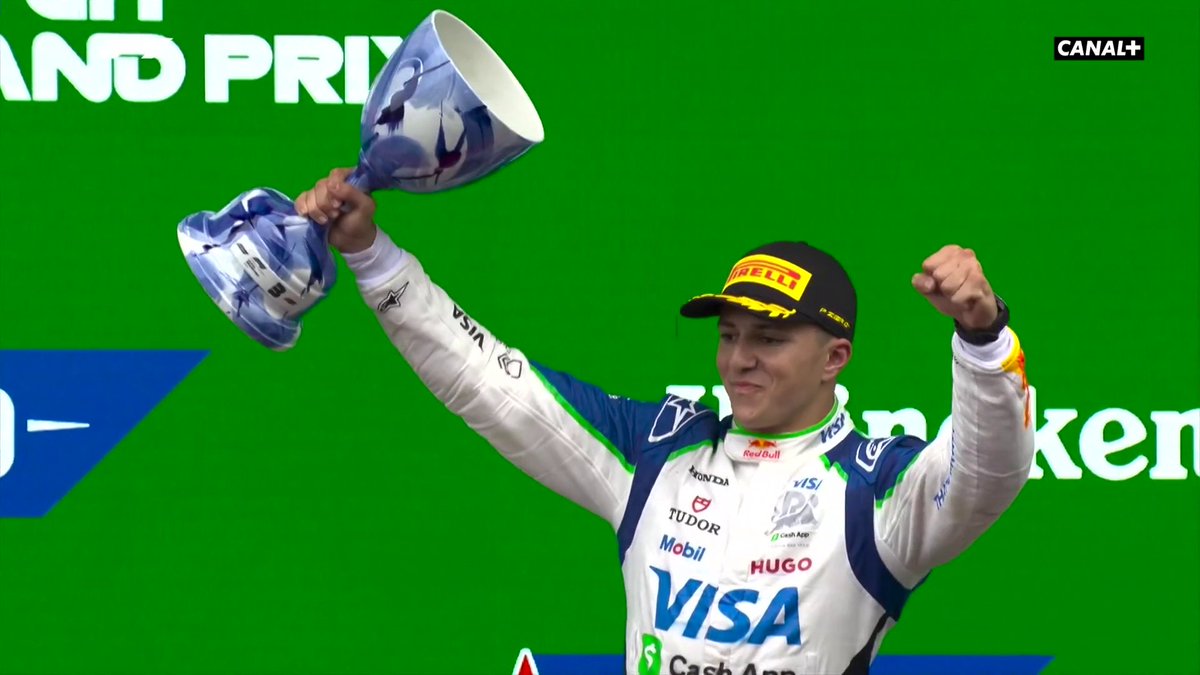 LE PREMIER PODIUM D'HADJAR ! 1er Piastri 🏆 2e Verstappen 🥈 3e Hadjar 🥉 #DutchGP #F1