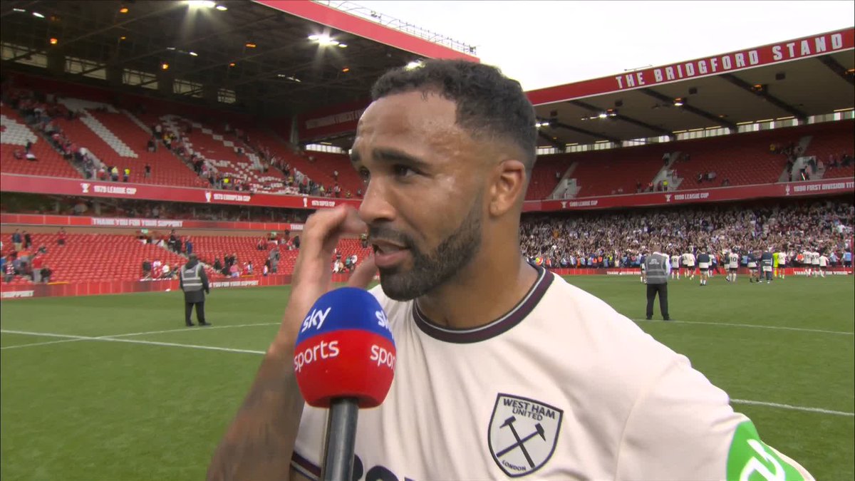 "Trust in the process, eventually you'll get your opportunity" Callum Wilson reacts after scoring his first goal for West Ham 🎙️