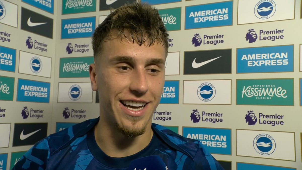 "I like it when Milly is behind me!" Brighton's match-winner Brajan Gruder loves playing with James Milner 😁