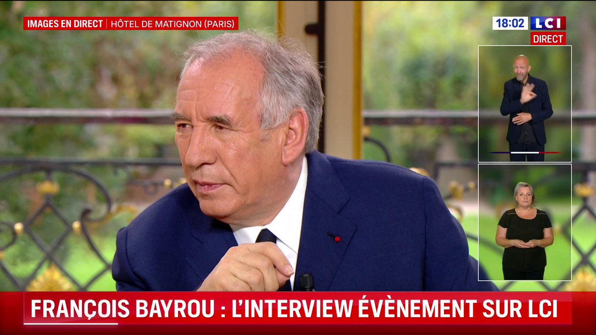 Bayrou que plus personne ne veut voir nous parle pour la 5ème fois de la semaine et comme d’habitude, c’est chiant, il nous prend pour des cons c’est imbitable, il ment et on n’a pas envie Ça va être long jusqu’au 8…