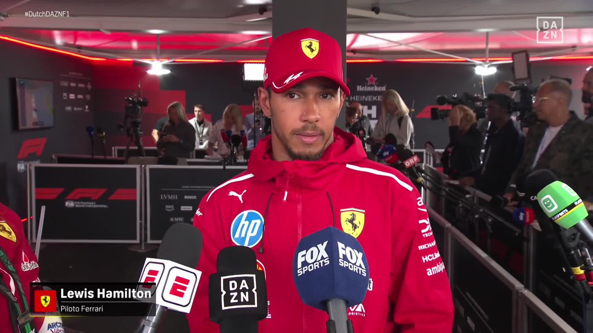 Periodista: “La próxima carrera es Monza, Tifosi, Italia… va a ser genial”. Lewis Hamilton: “Va a ser complicada…”. 🤐🤐🤐
